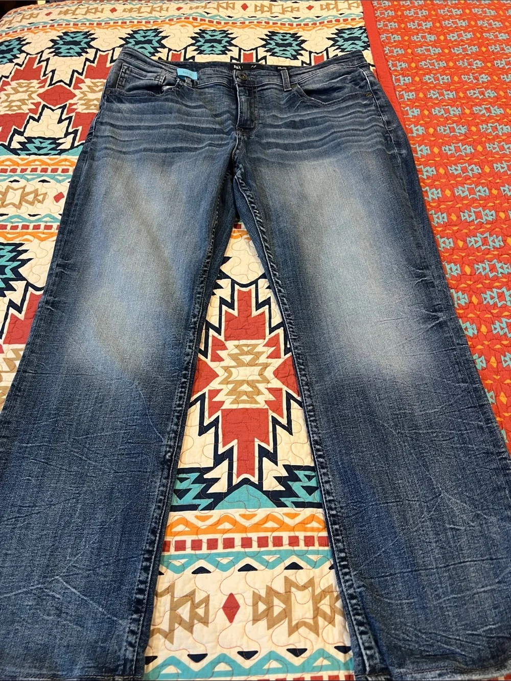 BKE TYLER Men’s  Straight Blue Jeans